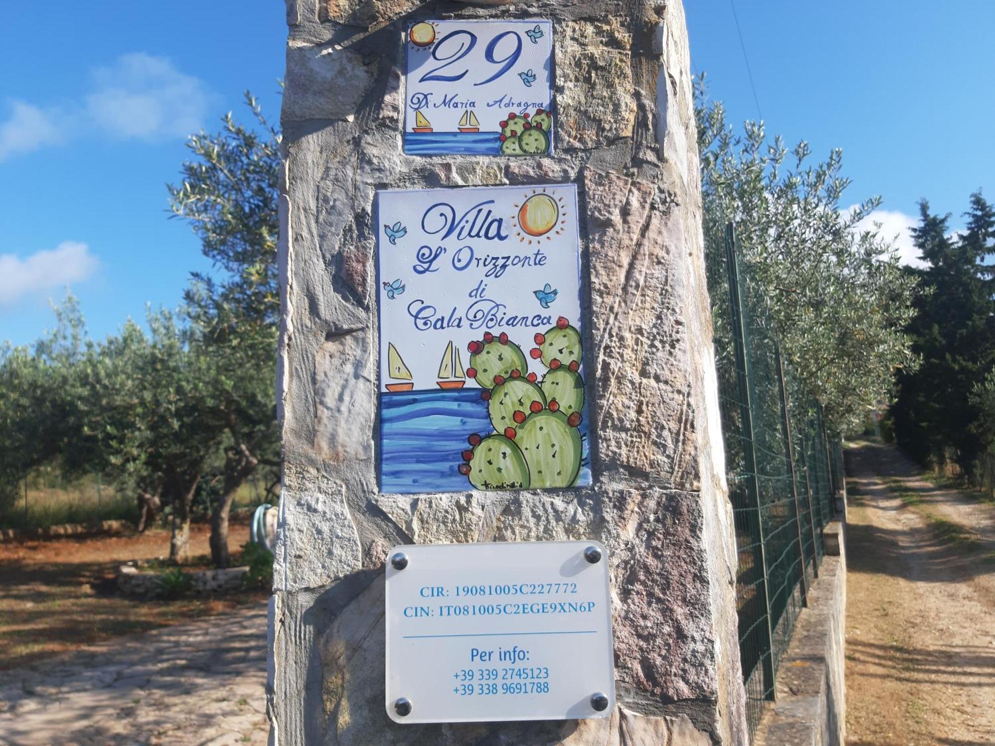 Villa L'Orizzonte Di Calabianca Castellammare del Golfo Kültér fotó